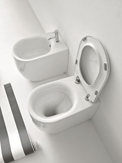 Биде напольное Kerasan Nolita 532030*1 белое